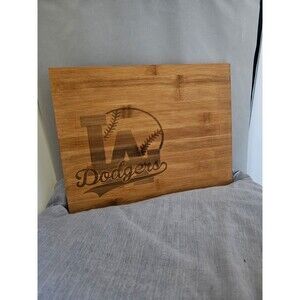 LA Baseball Laser Engraved Cutting Board